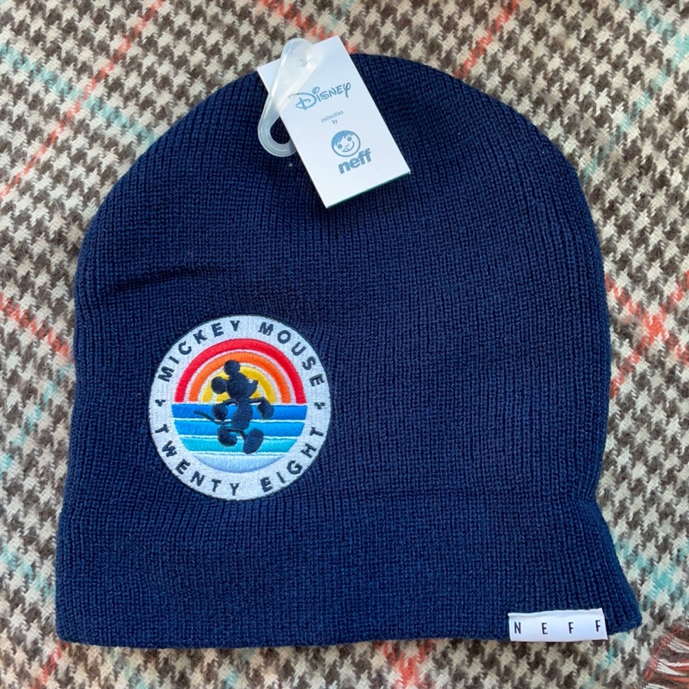 Disney Collection by Neff  Mickey Mouse Twenty Eight Embroidered Knit Beanie